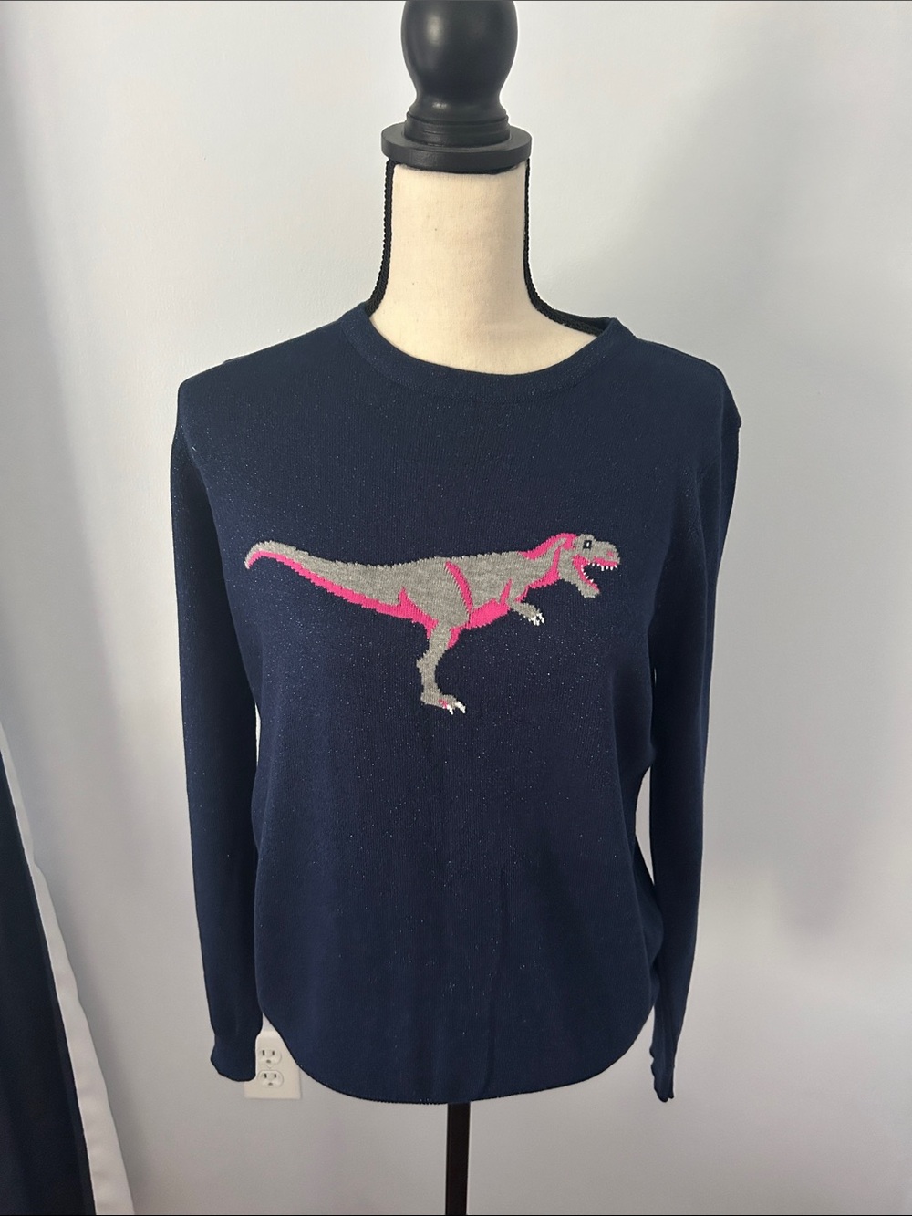 Sugarhill Brighton sparkly dinosaur sweater size US, UK12